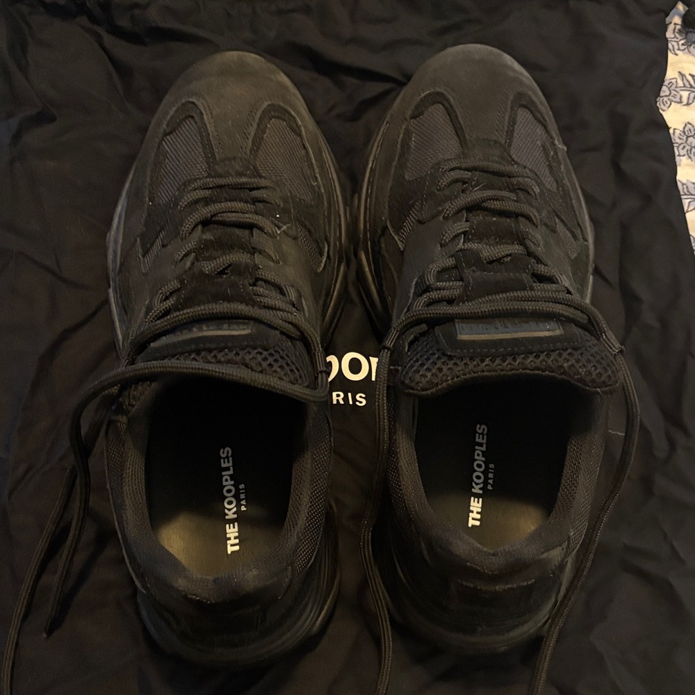 The Kooples Men's Charcoal Sneakers